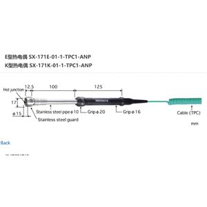 日本ANRITSU安立計器高性能静止表面用温度传感器SX-171E-01-1-TPC1-ANP