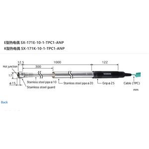 日本ANRITSU安立計器高性能静止表面用温度传感器SX-171K-10-1-TPC1-ANP