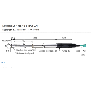 日本ANRITSU安立計器高性能静止表面用温度传感器SX-171K-10-1-TPC1-ANP