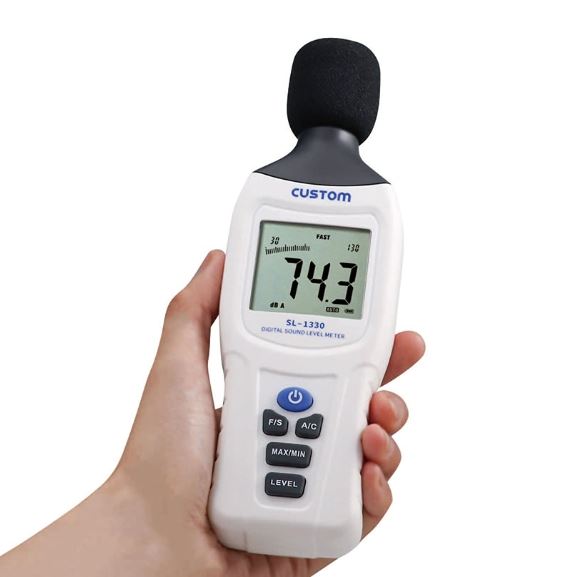 CUSTOM东洋手持式数字噪音计SL-1330青岛平山郭-158-54210565