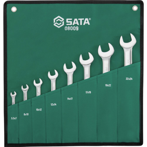 SATA世达08009开口扳手套装