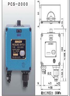 日本RIKEN理研PCS-2000 200Mpa压力开关