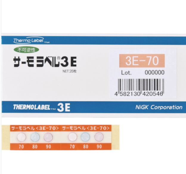NICHIGI日油技研温度试纸3E-105测温纸青岛平山技研刘156-21198049