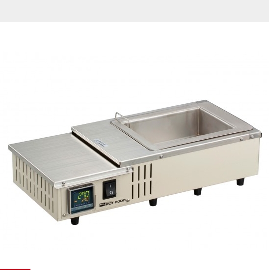 GOOT方形锡炉不锈钢焊锡槽POT-200C青岛平山郭-158-54210565