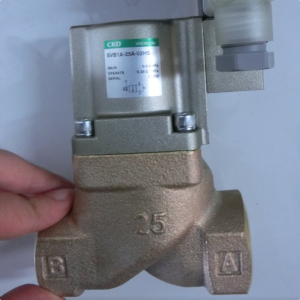 日本CKD喜开理SVB1A-25A-02HS-DC24V气控型2通阀
