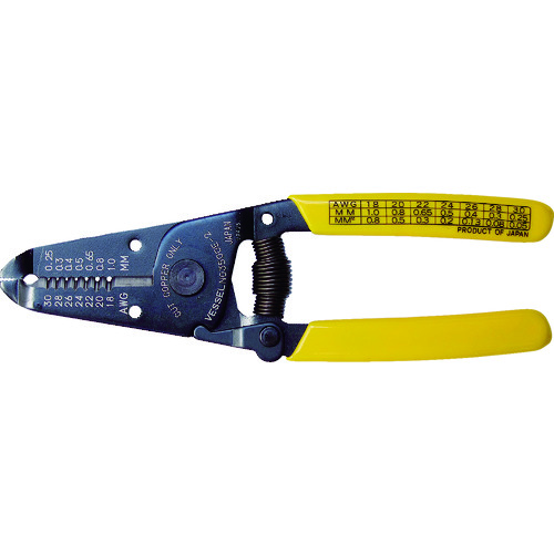 日本VESSEL威威3500E-2剥线钳 李:157*1387*6121