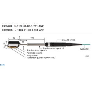 日本ANRITSU安立計器移动/回转表面用温度传感器U-118E-01-D0-1-TC1-ANP