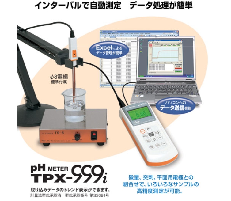 日本TOKO东兴化学pH仪表TPX-999i