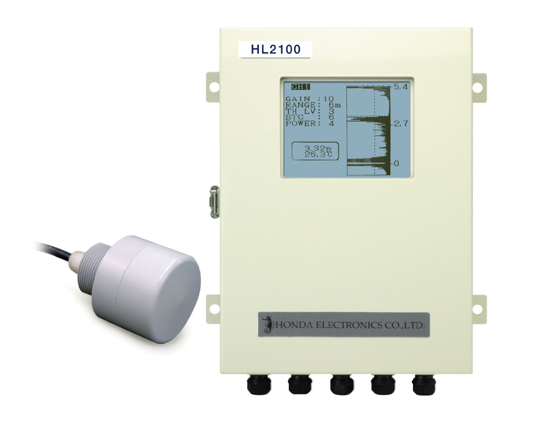 日本HONDA本多电子HL2100超声波界面液位计 李:157*1387*6121