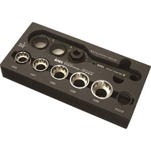 日本ANEX安力士AOA-30S1电动扳手适配器30mm套筒套装 李:157*1387*6121