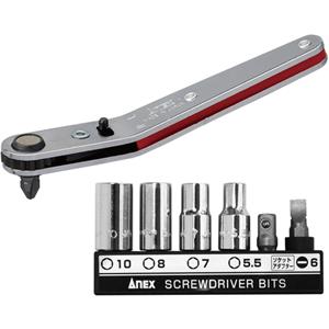 日本ANEX安力士427S棘轮螺丝刀套装 李:157*1387*6121
