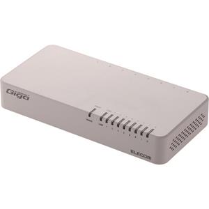 日本ELECOM宜丽可EHC-G08PN2-JW交换机 李:157-1387-6121