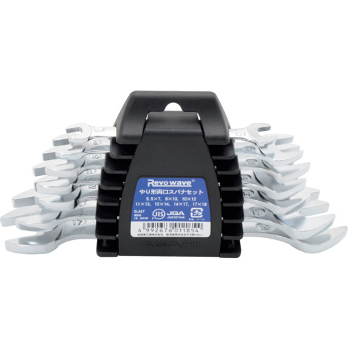 日本ASAHI旭金属SLAS7双口扳手套装 李:157-1387-6121