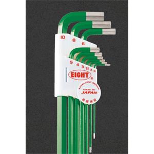 EIGHT日本百利内六角扳手套装TLC-S9NGR详询  关159-0897-0566