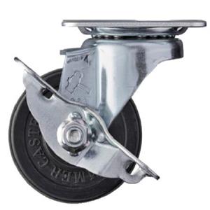 HAMMER锤牌带制动器的橡胶轮413S-R65载重50kg平山卫18538758921