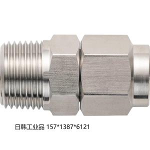 原装全新JUNKOSHA润工社N-8X6-PT1/4-SUS不锈钢接头15713876121